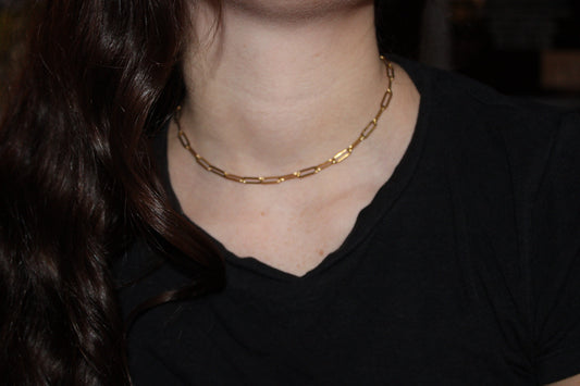 Golden Link  Necklace
