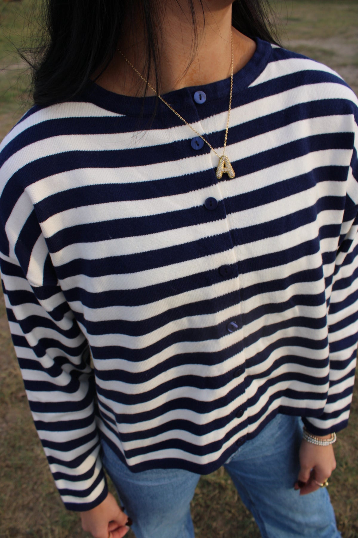 Navy Darling Cardigan