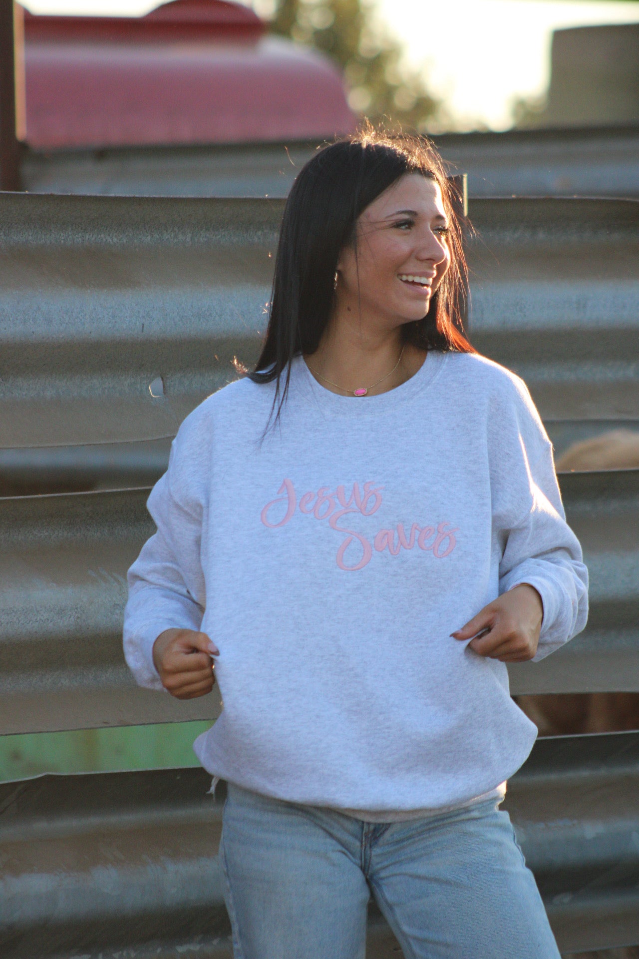 Jesus Saves Sweatshirt
