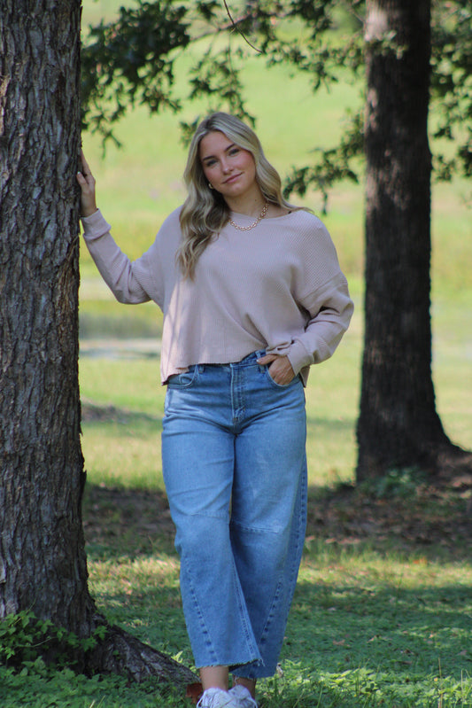Bonfire Backless Sweater