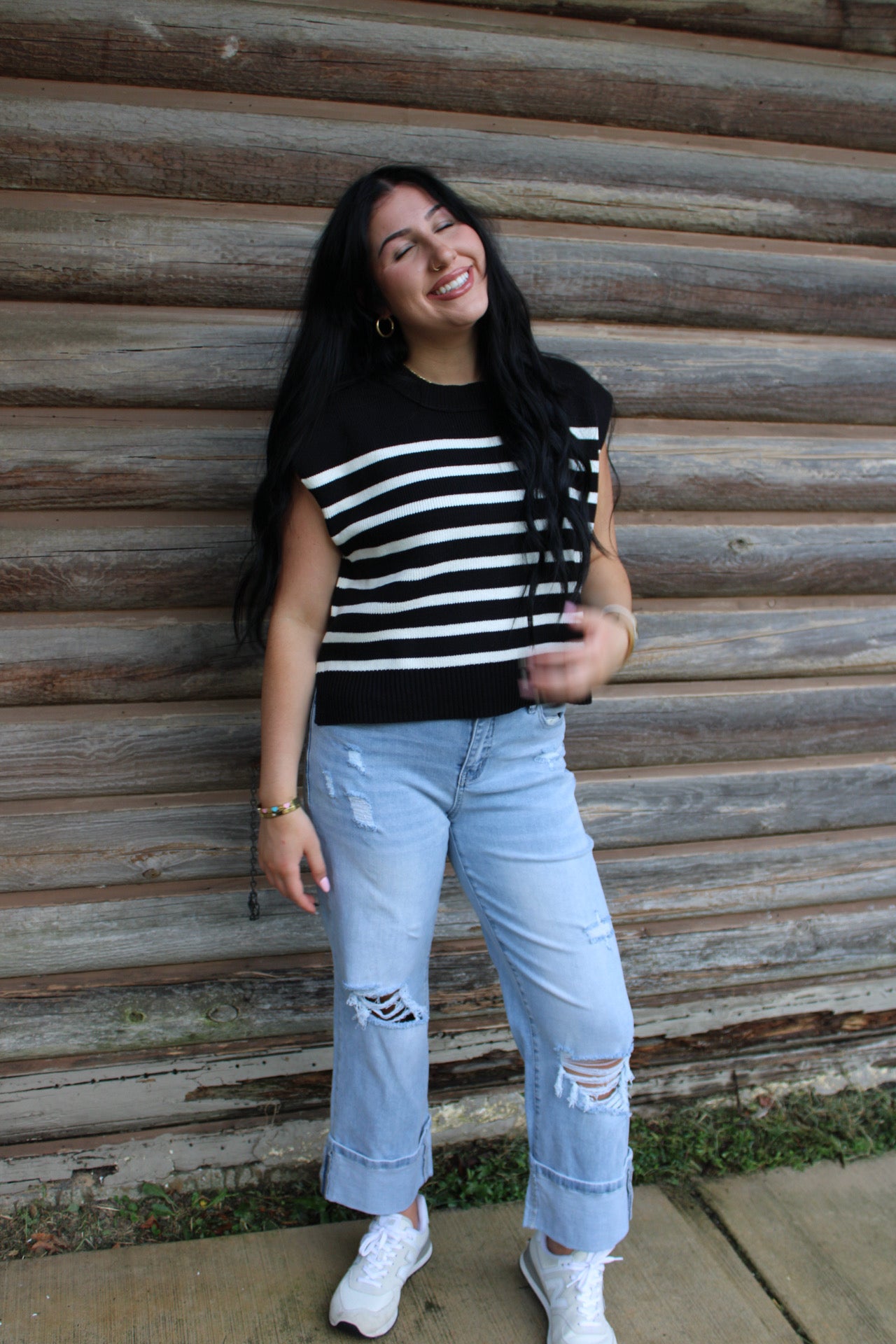 Shoreline Stripes Top