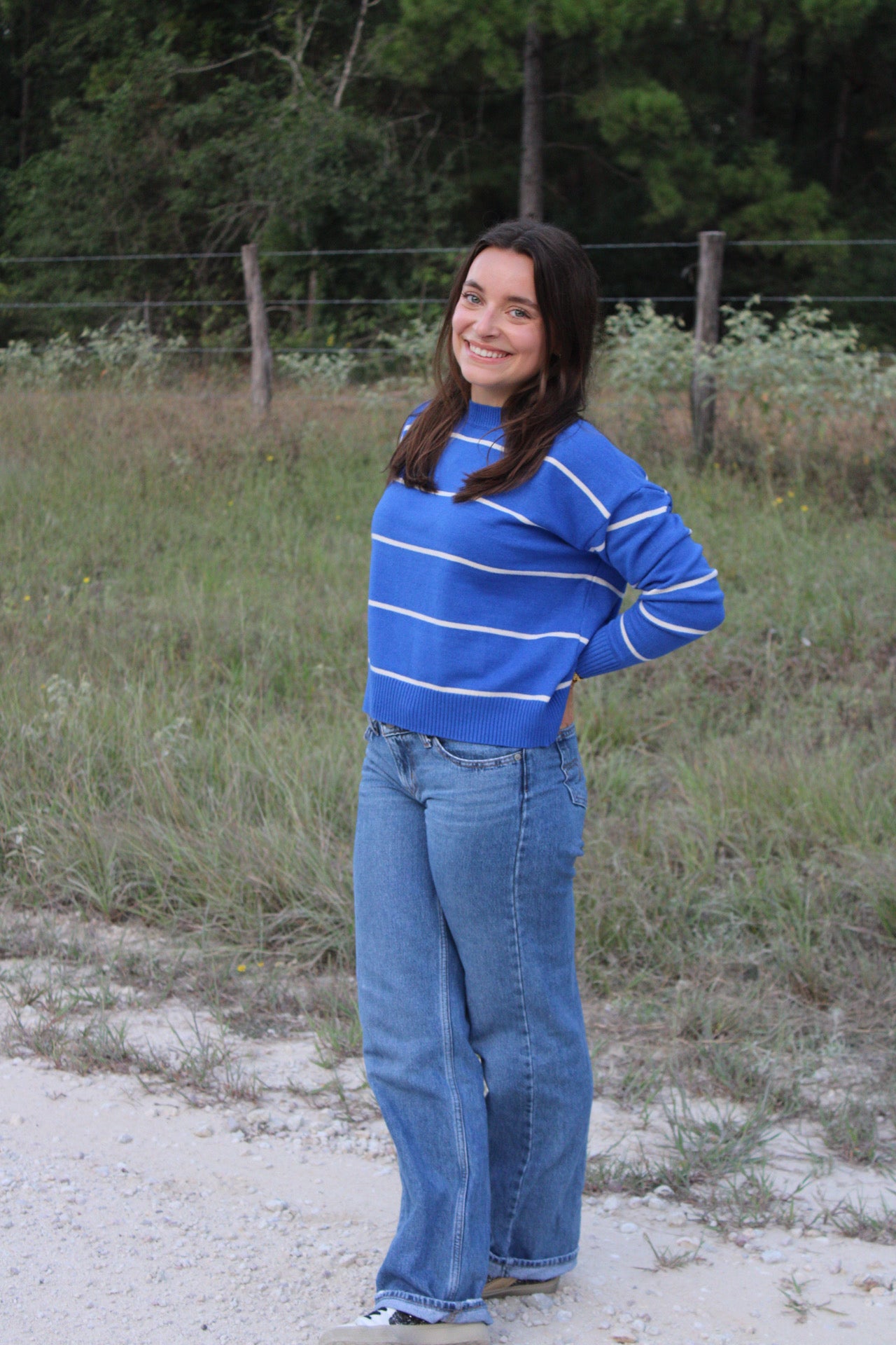 Faded Sky Sweater
