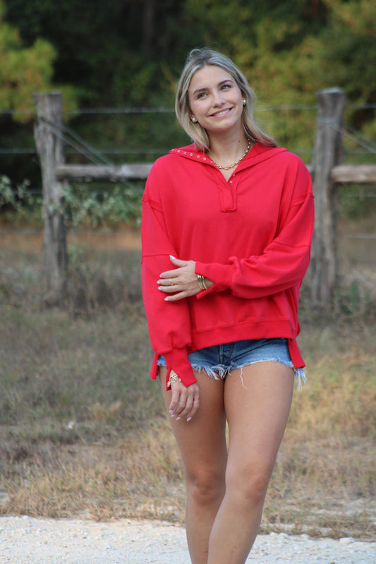 Red Velvet Sweatshirt