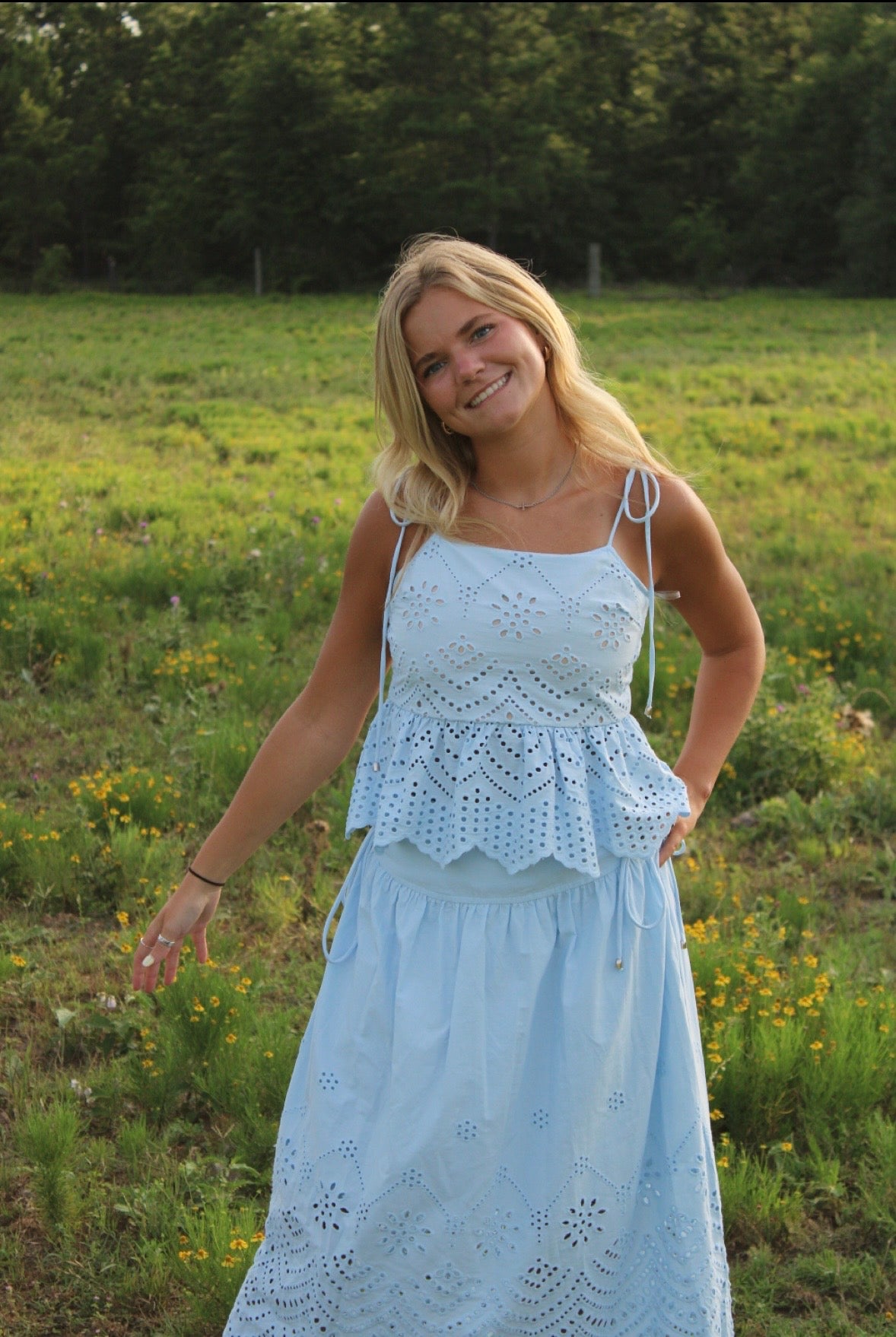 baby blue belle dress Set Size:2