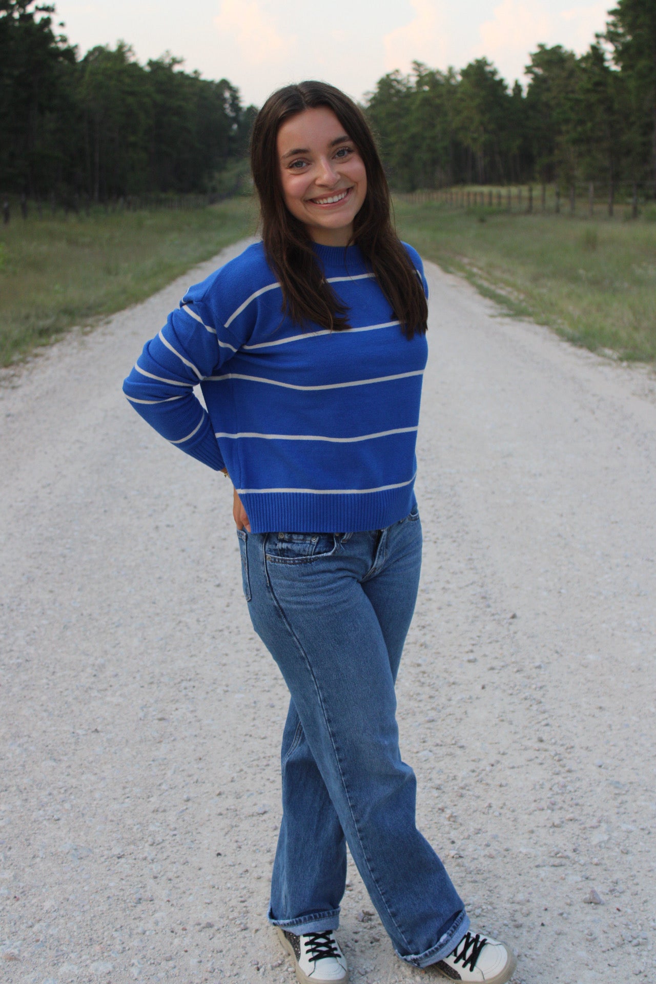 Faded Sky Sweater