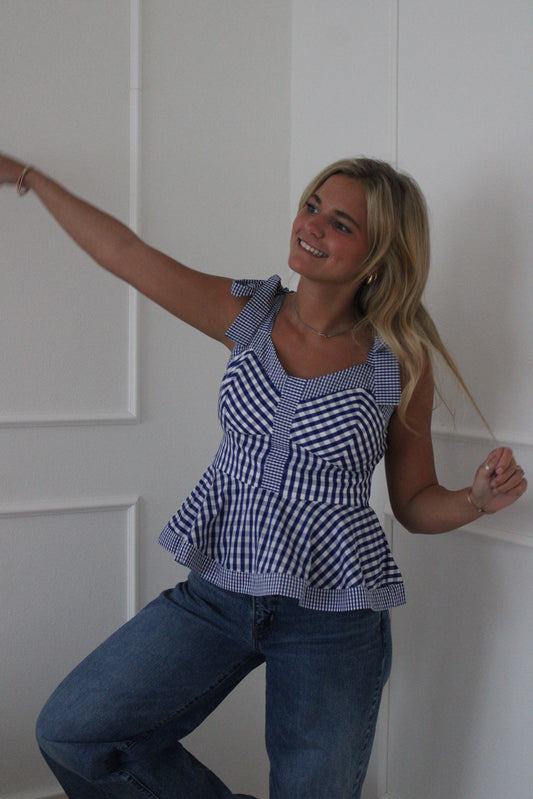 Bluebell Picnic Top
