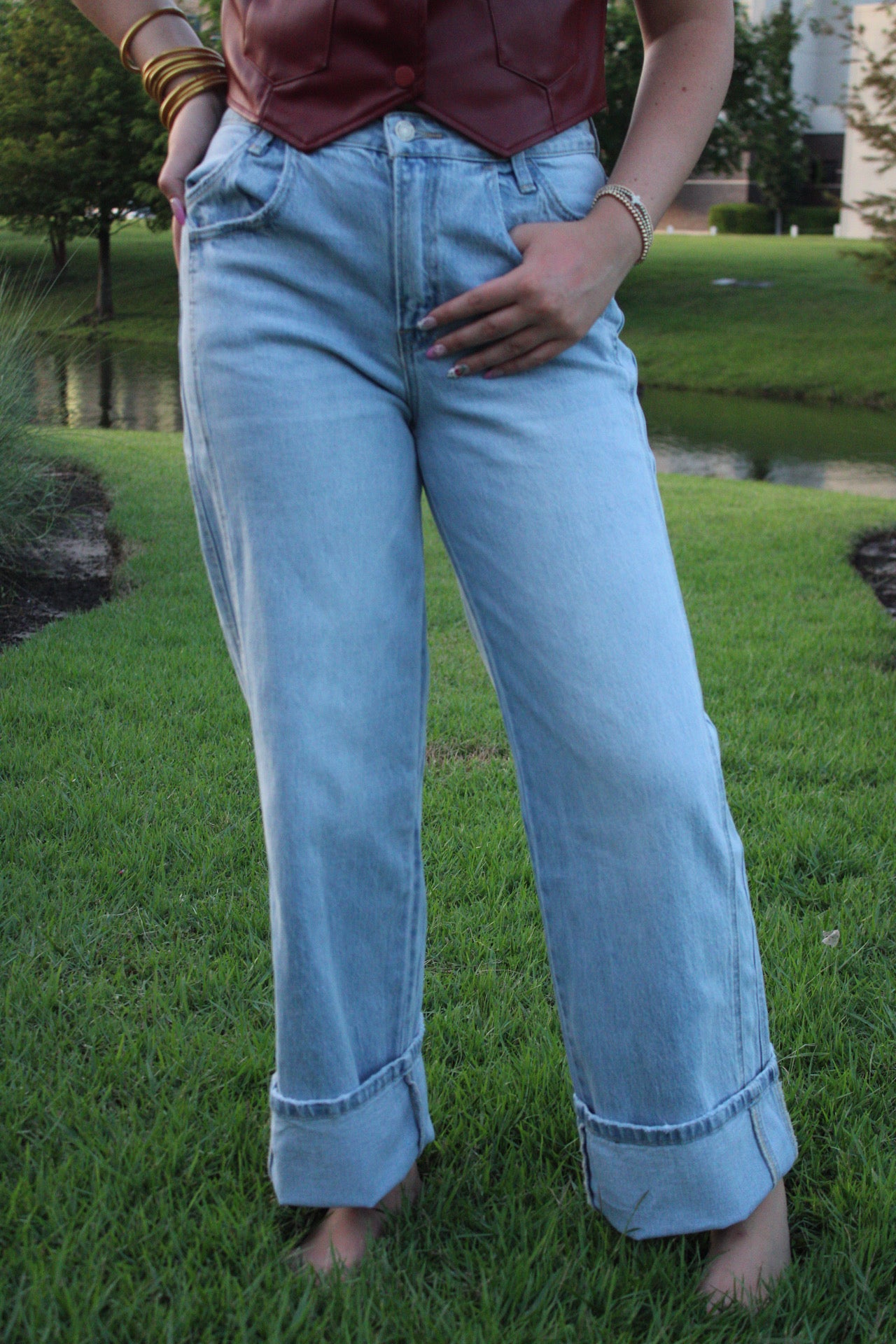 The Downtown Fold Jeans