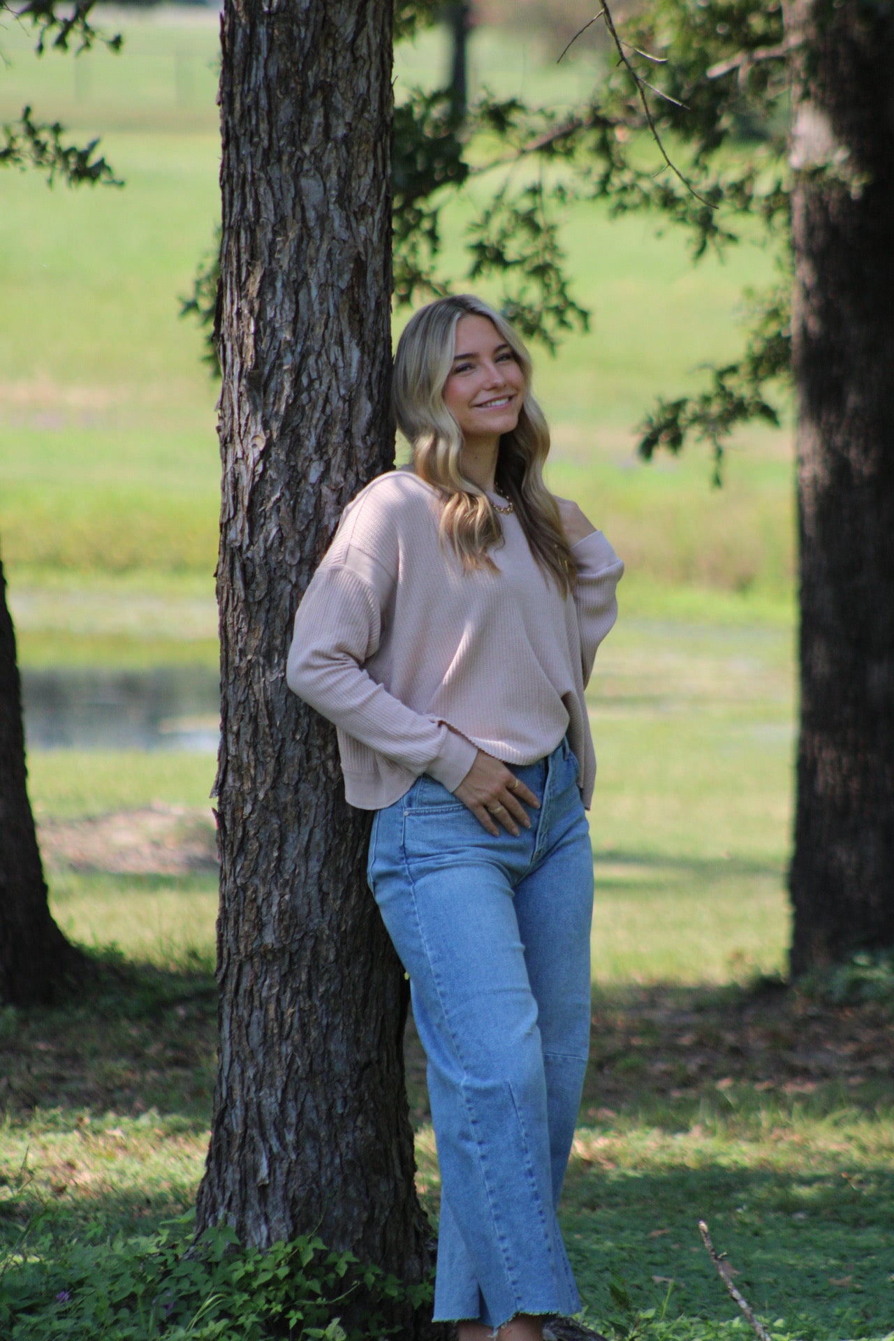 Bonfire Backless Sweater