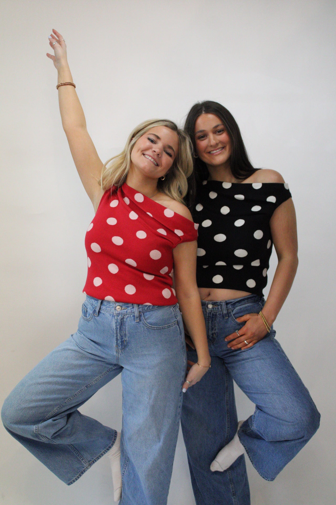 The Downtown Darling Dot Top
