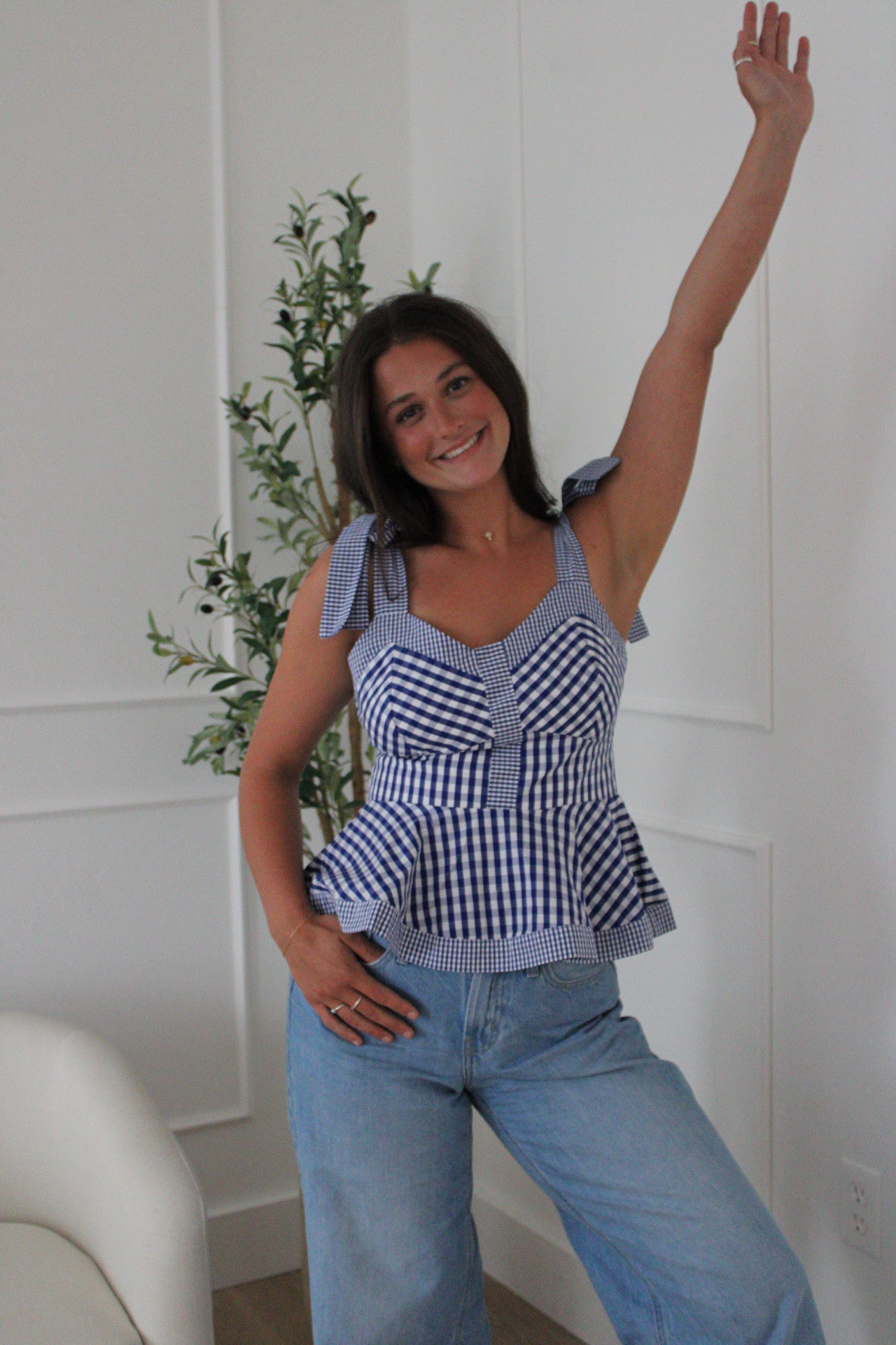 Bluebell Picnic Top