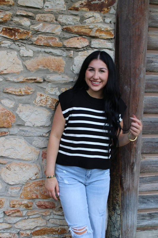 Shoreline Stripes Top