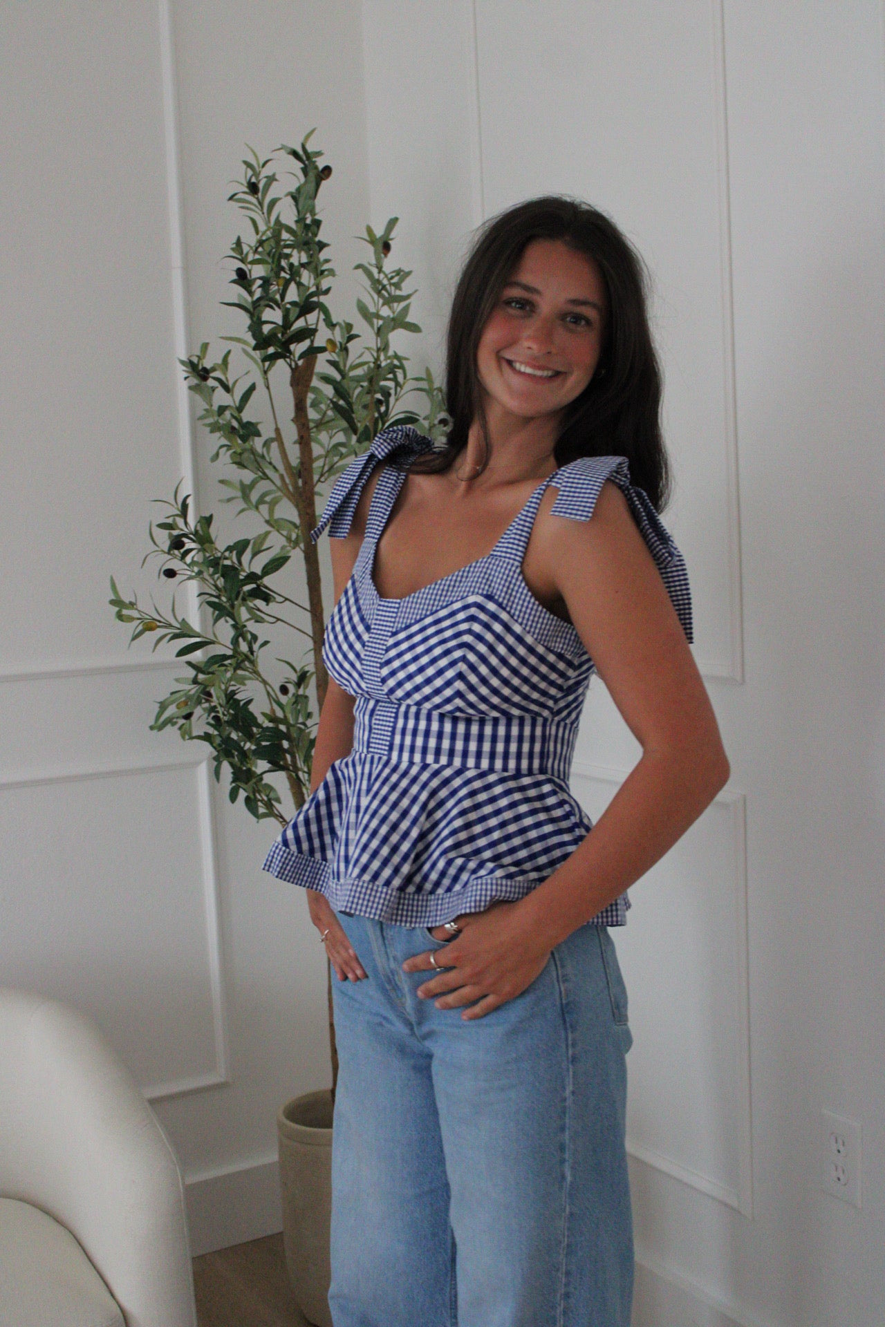 Bluebell Picnic Top