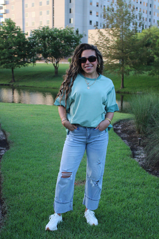 Sage Breeze Top