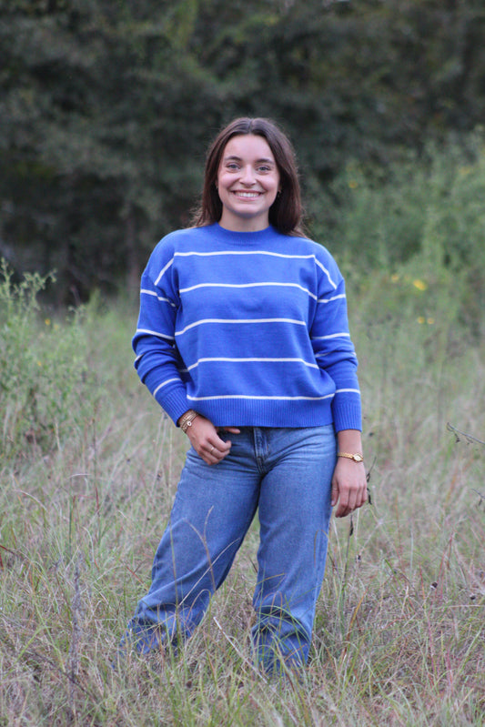 Faded Sky Sweater