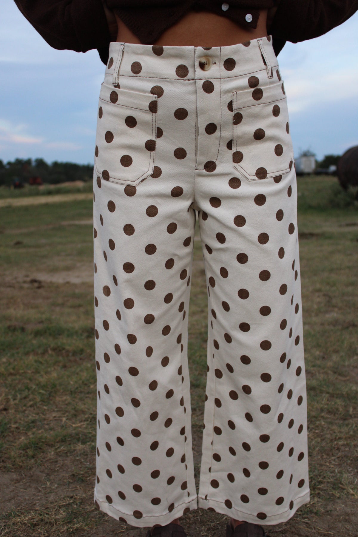 Latte Dot Pants